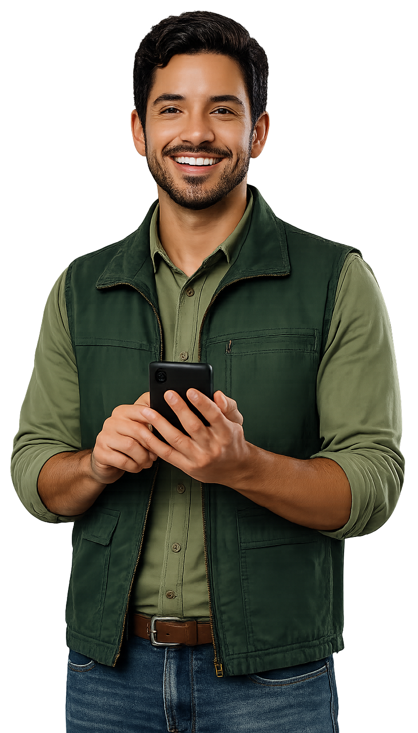 Consultor utilizando o WINFIT Agro+ para gestão de agrorevendas