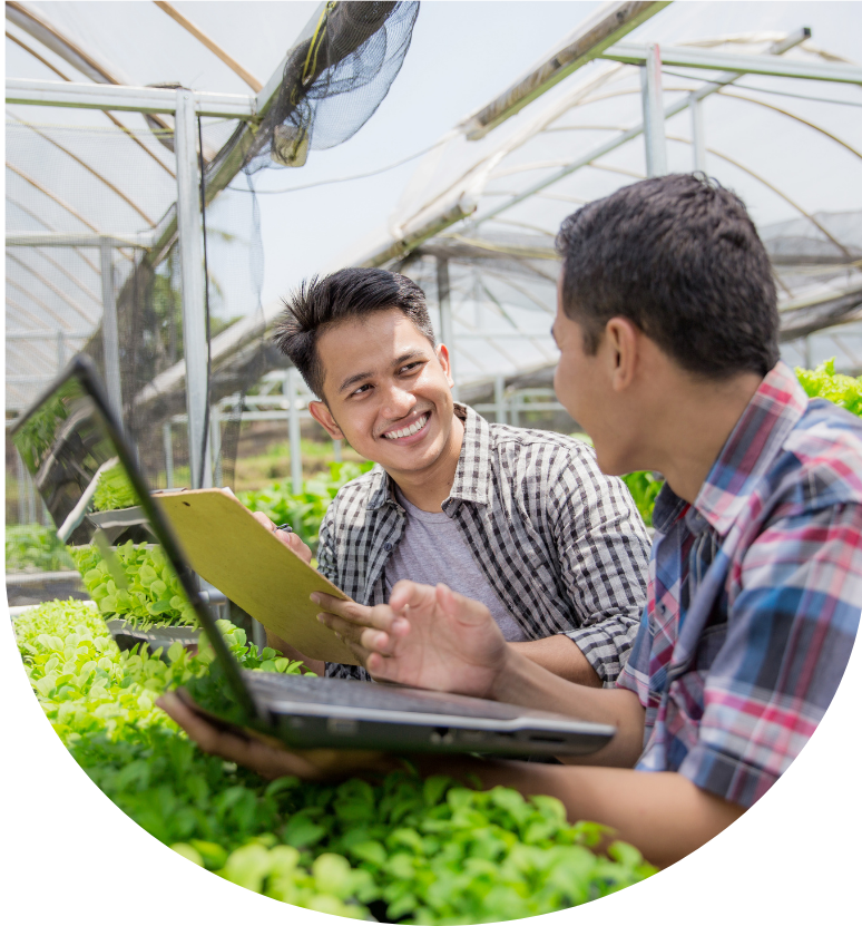 profissionais usando o WINFIT Agro+